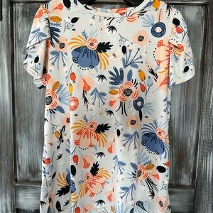 LuLaRoe Olive Pet Sleeve Tee